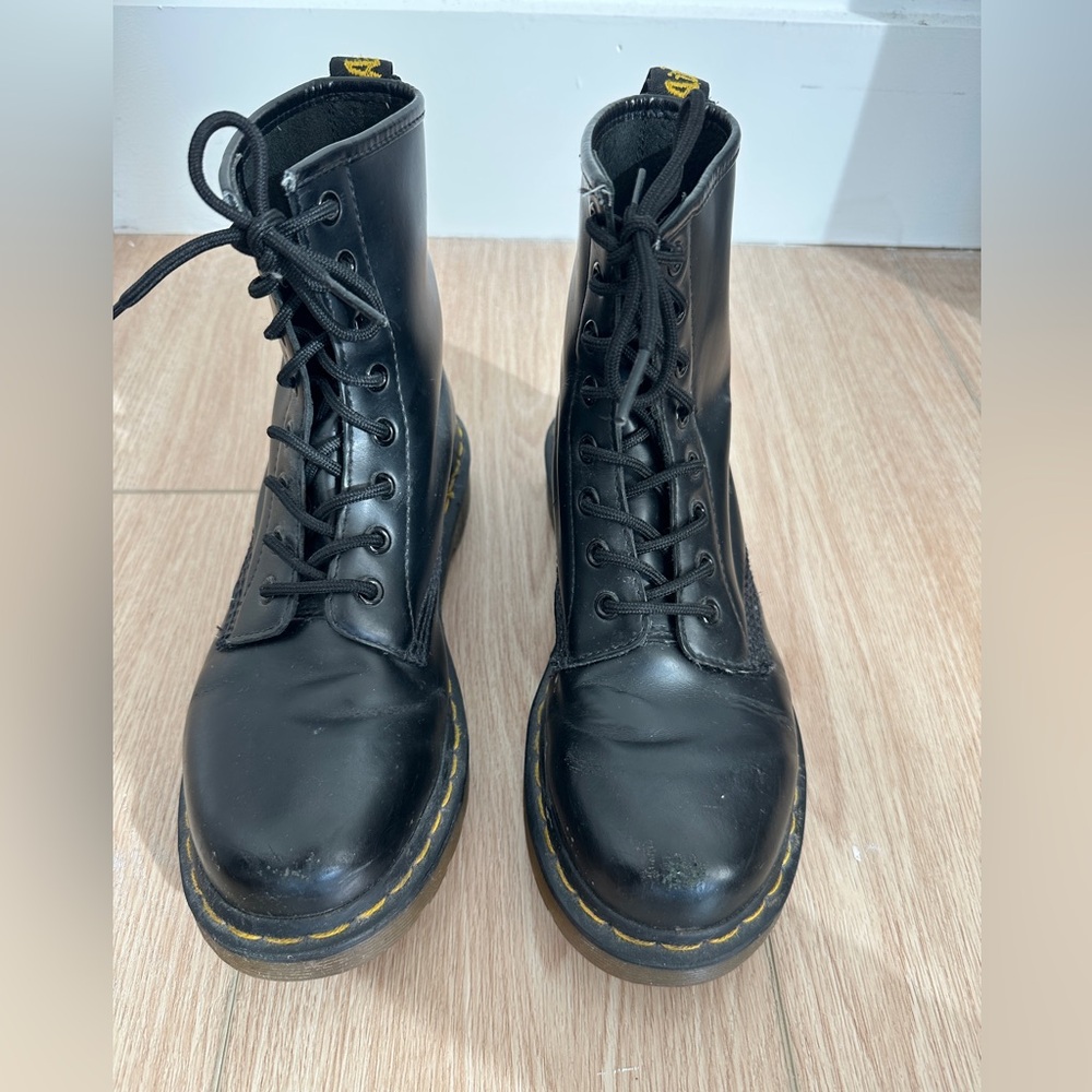 Dr. Martens Black Combat Boots
